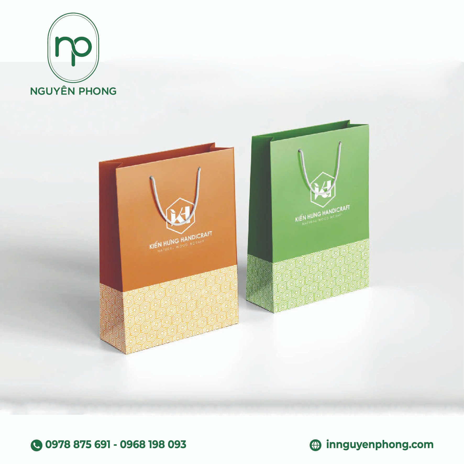 Túi giấy Couche cao cấp, bóng mịn